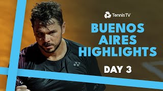 Thumbnail for Wawrinka vs Jarry in THRILLER; Cerundolo, Etcheverry feature | Buenos Aires 2024 Highlights Day 3