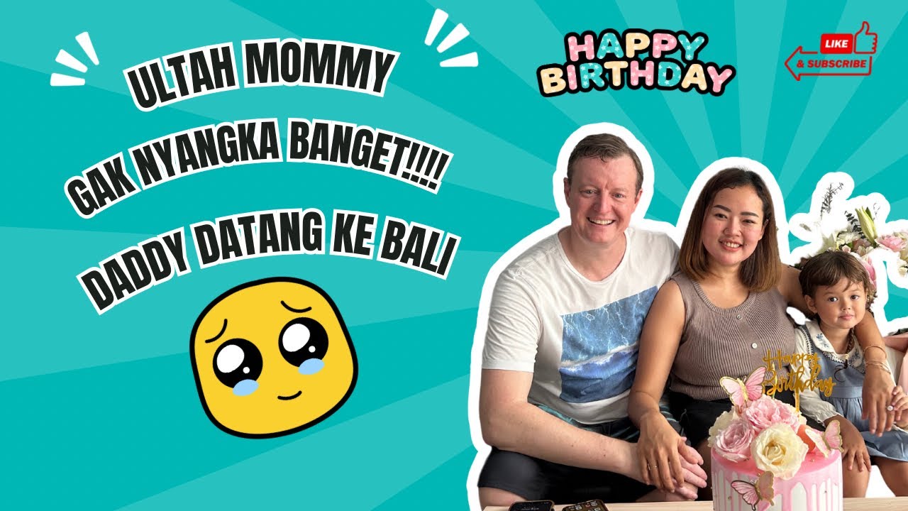 SURPRISE ULTAH MOMMY, AKHIRNYA DADDY KIM DATANG KE BALI, BAHAGIA BANGET😭