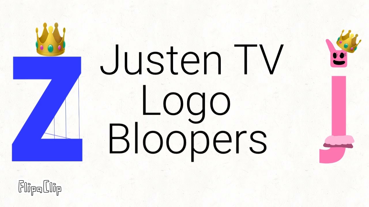 Justen TV logo bloopers intro (LATE)