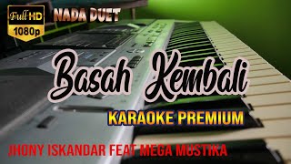 karaoke BASAH KEMBALI ~ Jhony Iskandar feat Mega Mustika