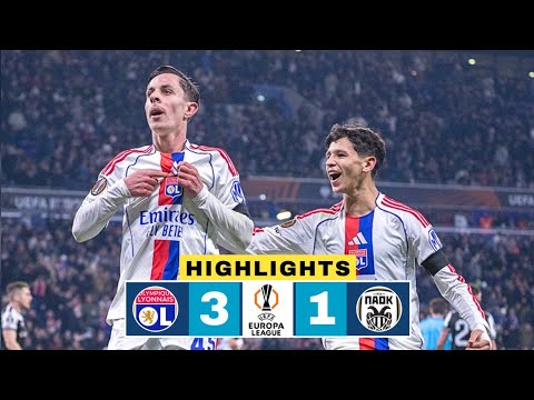 Lyon Vs PAOK 3 1 Resumé Remi Himbert Goal Europa League Highlights Khalis Merah Endrick OL 