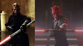 Darth Maul All Fight Scenes (Live Action and Animated)