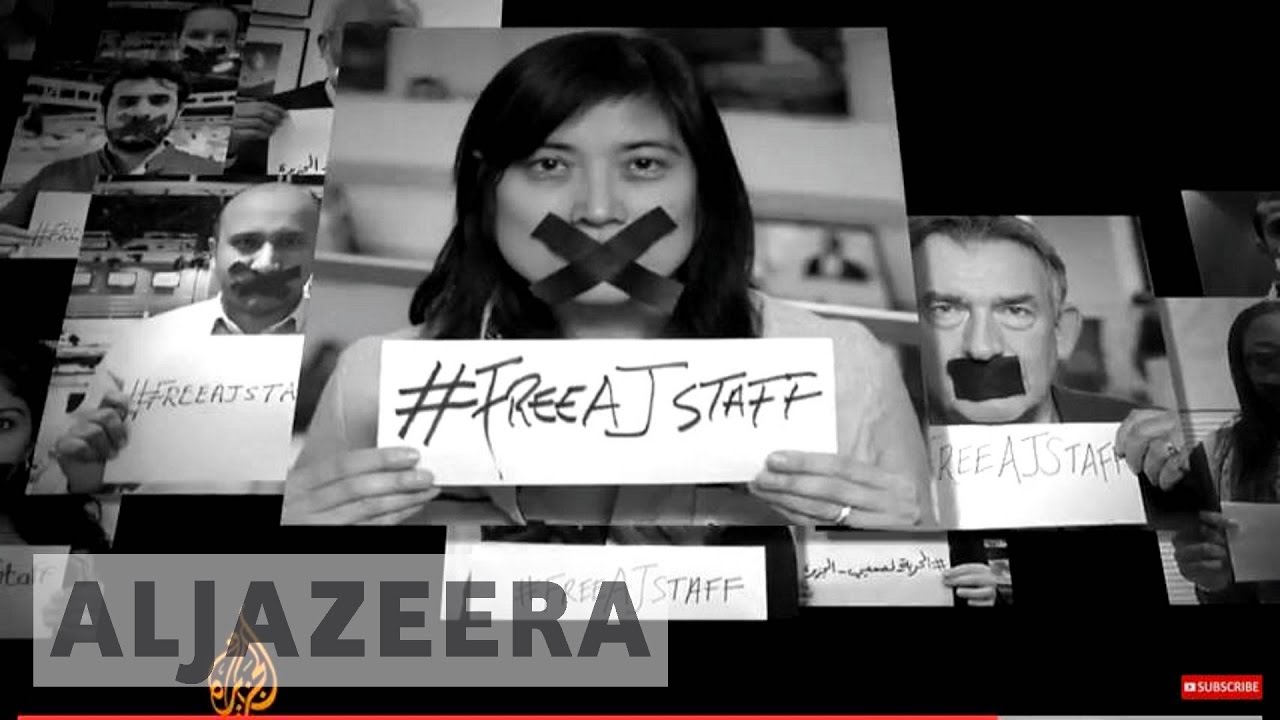 انضم كبار الصحفيين إلى حملة #FreeAJStaff