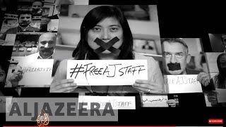 Top journalists join #FreeAJStaff campaign