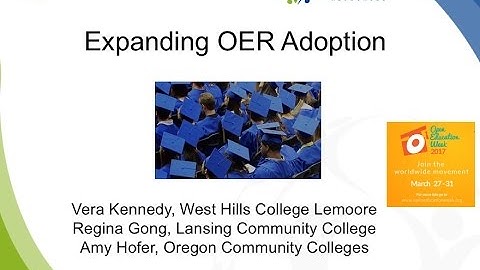 CCCOER Webinar: Expanding OER Adoption in Michigan, Oregon, and California