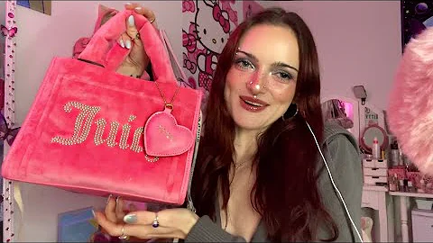 ASMR | Girly Purse Collection!💗🎀 (Purse tapping, fabric scratching, whisper rambles & more!)