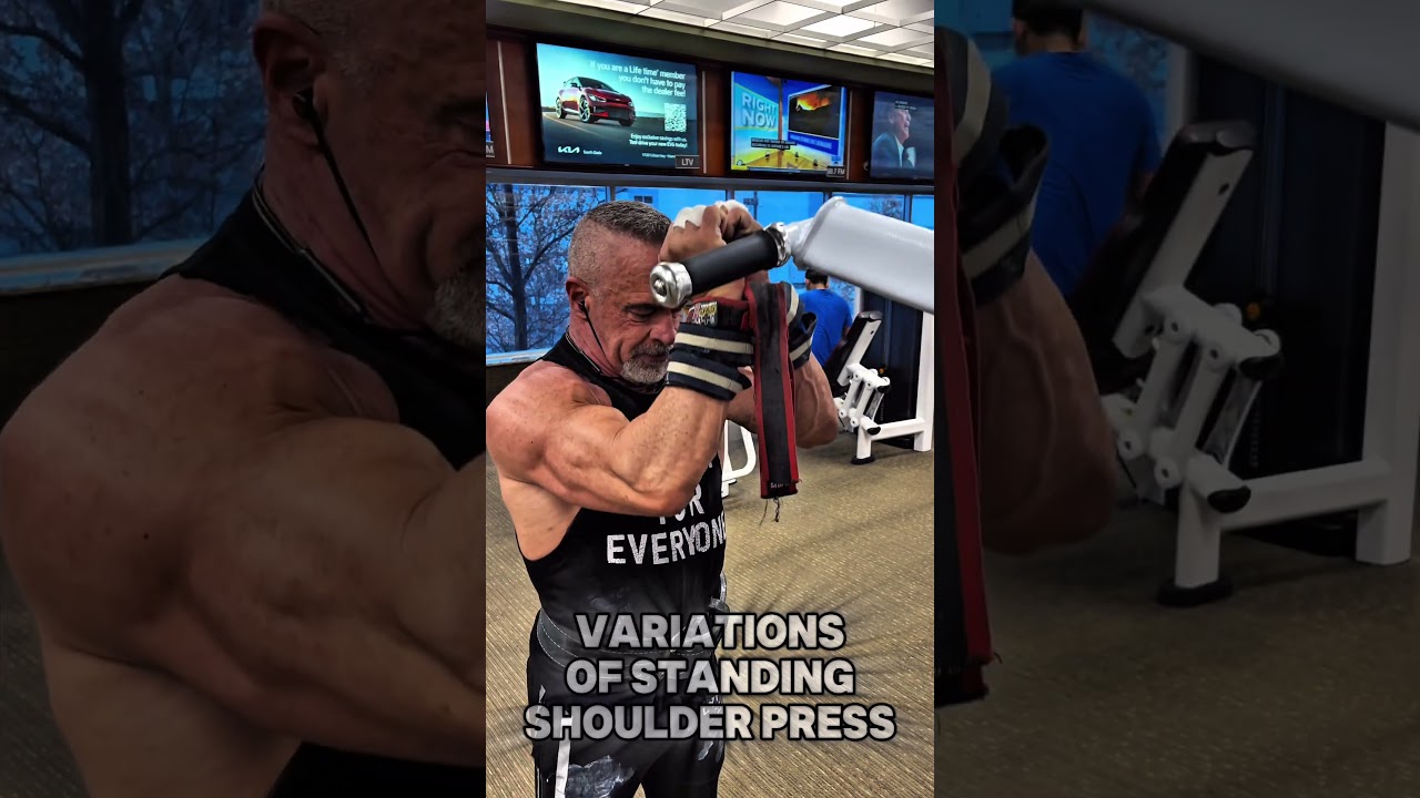 2 VARIATIONS OF STANDING SHOULDER PRESS #SHOULDERS #workout #motivation #workouttips #exercise