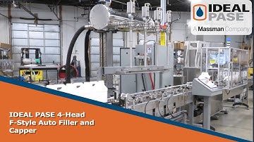The IDEAL PASE 4-Head F-Style Auto Filler and Capper