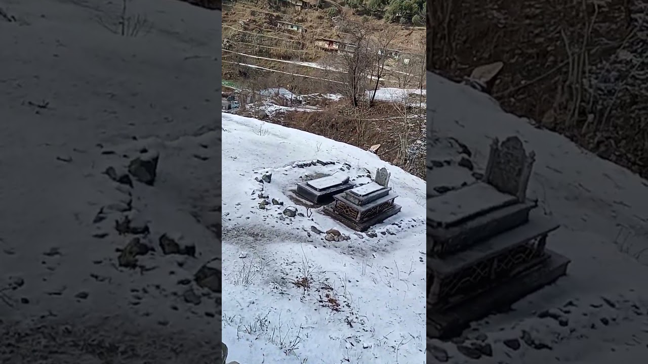 Abbottabad snow Fall Mountain Hazara kpk Pakistan