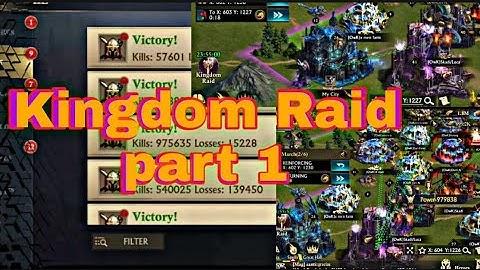 HOS(5024) RAID ACTIONS {Part 1}| King of Avalon