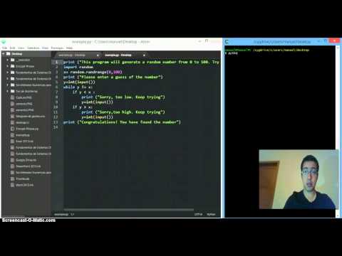 Use of loops in Python. Case: "while"