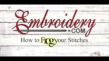 Flosstube Embroidery.com How to Frog
