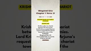 Bhagavad Gita Chapter 1 Verse 21