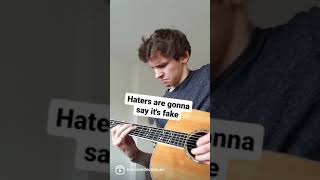 Man plays hard Megadeth solo on acoustic (haters will say it's fake)