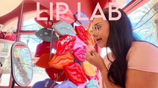 Visiting the LIP LAB (making my own lipstick & blush)
