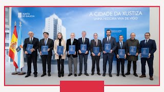 Rueda participou na presentación do libro ‘A Cidade da Xustiza. Unha historia viva de Vigo’