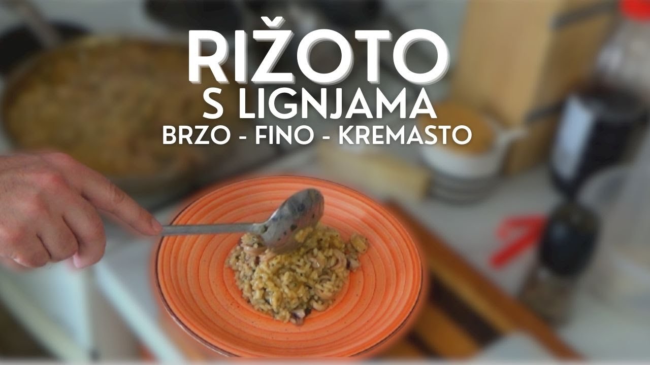 Rižoto s lignjama - najkremastiji i najukusniji