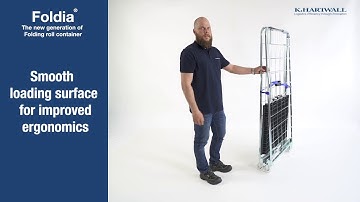 K.Hartwall 2-sided Foldia roll container