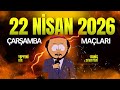 ÇARŞAMBA MAÇLARI HAFTA SONUNA DENK! | 22 Nisan Çarşamba İddaa Tahminleri | Bahisci İmam