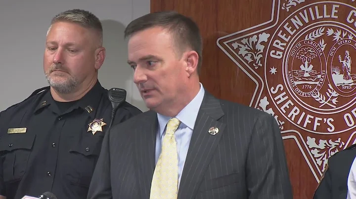 Greenville County sheriff holds press conference o...