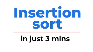 Insertion Sort Explained | Visual Demo + Code + Complexity