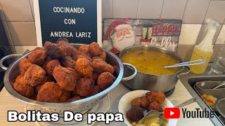 Bolitas Rojas De Papa Una Receta De Mi Abuelita Mama Y Cocinando Con Andrea 