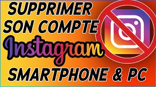 Supprimer Compte instagram 2020 (Iphone, Android, telephone, PC)