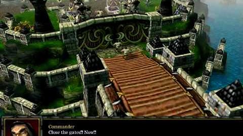 Warcraft 3 - Stronghold map - video scene 01