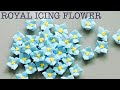 로얄아이싱 플라워 수국꽃잎 만들기/  Royal icing flowers how to make Hydrangea.