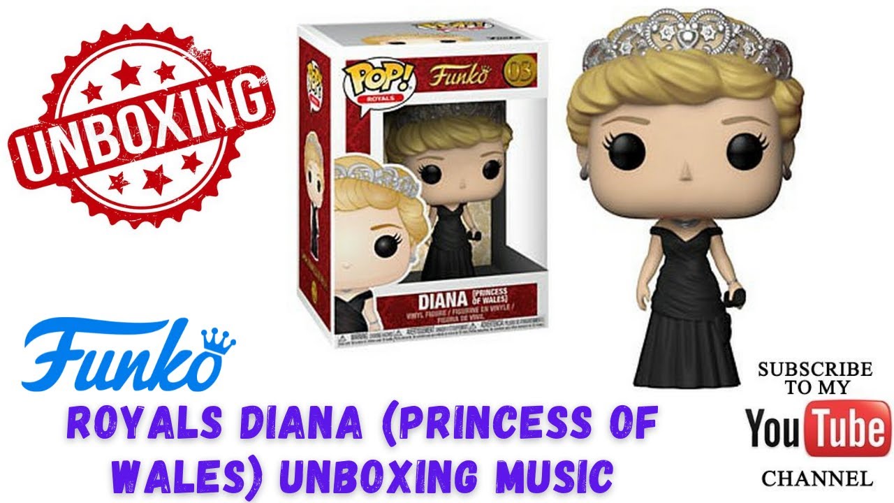 Funko Pop Royals Diana (Princess of Wales) Unboxing Music 