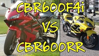 Going From A CBR600RR To A CBR600F4i Going From A CBR600RR To A CBR600F4i