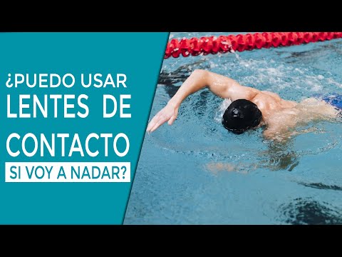 ¿Nadar con lentes de contacto?