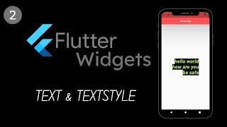 Flutter Widgets | Text & TextStyle | 2021
