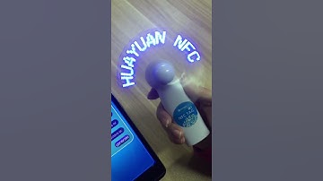 LED Magic fan with NFC technology as gift or promotion