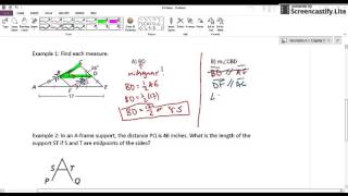 6.4 Triangle Midsegment Theorem