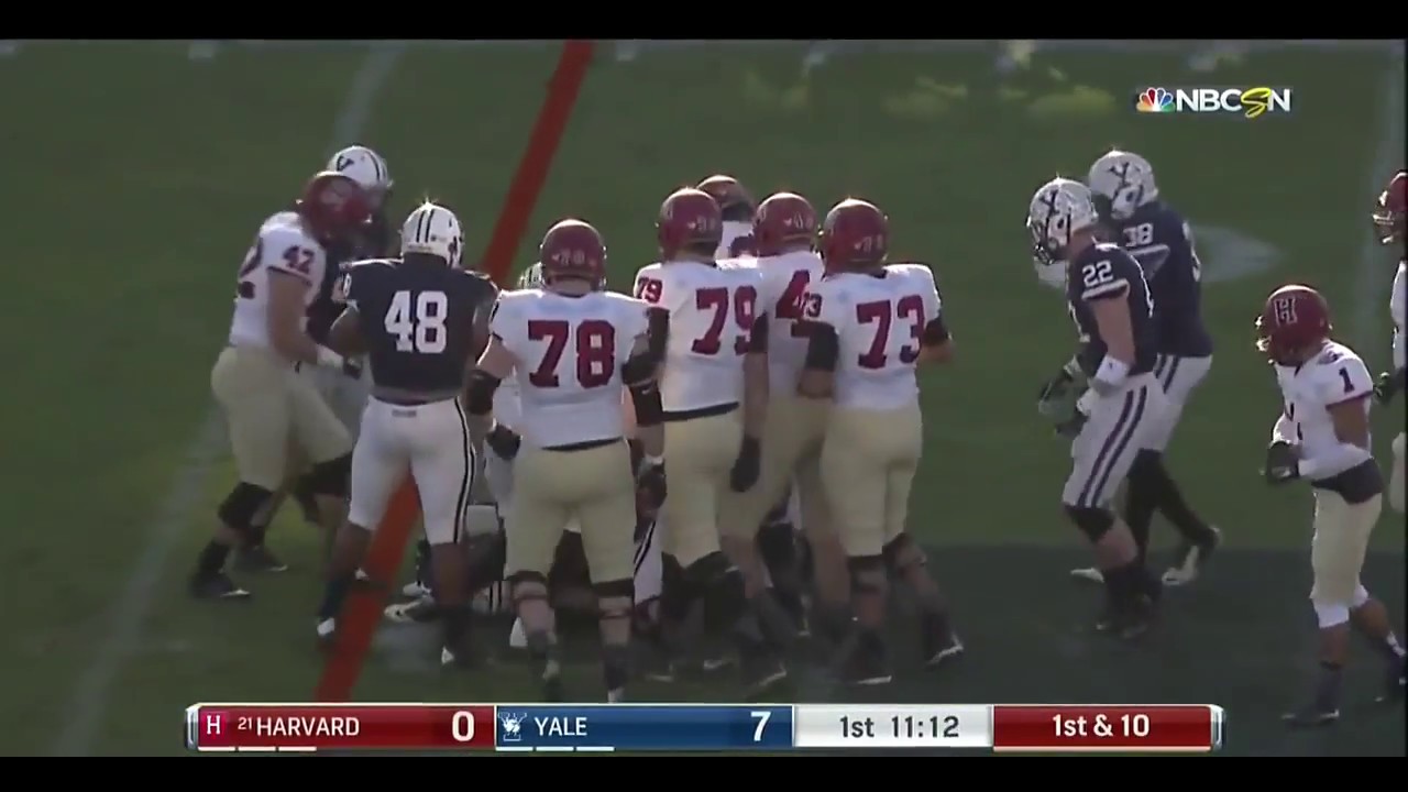 2015 Harvard offense vs Yale defense (College Football) YouTube
