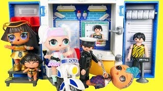 Lol Surprise Heartbreaker Family Visit Police Station For Punk Boy In Jail Fun Toys For Kids