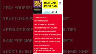 RICH DAD POOR DAD  रिच डॅड पुअर डॅड #ytshorts #motivation #trending #daytrading #shorts