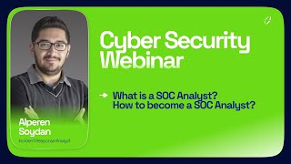 euroTech Study - Indispensable for Cybersecurity: Becoming a SOC Analyst Webinar (ENG)