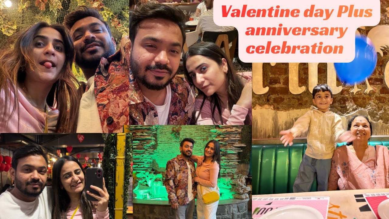 Double Celebration! ❤️ Anniversary & Valentine’s Day Special Family Dinner #youtube 