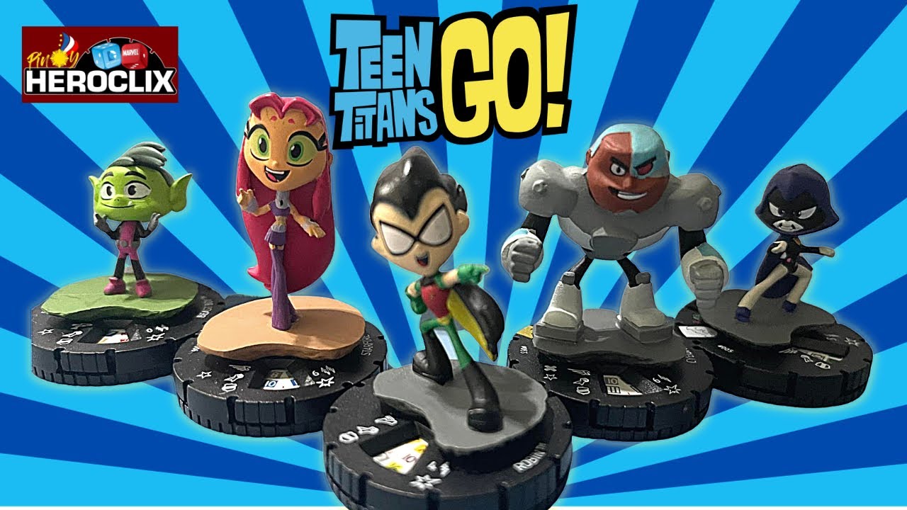 DC HeroClix: Teen Titans Single Figure Countertop Booster - Collectible Miniature Game Piece