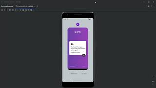 Quote Of The Day App - QUOTIFY 💻🧑‍💻  #androiddeveloper #codSoft screenshot 1