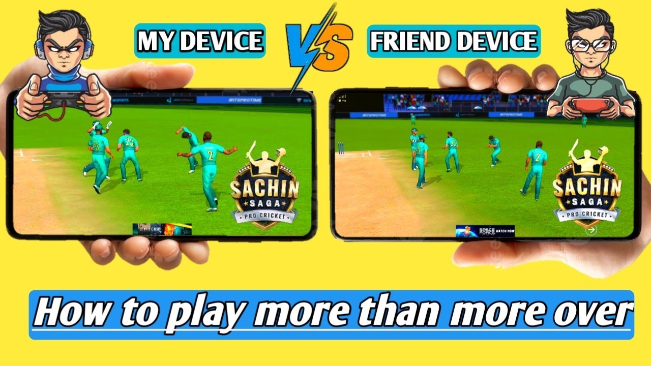How to play more over with friends in Sachin saga Pro Cricket//Sachin saga Pro Cricket