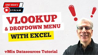 Baseball Field Starting Lineup PT 2 of 2 with dropdown menu and vlookup | One Man's Stream Episode19