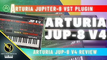 Arturia Jup-8 V4 vs. Jup-8 V3 Jupiter-8 Vintage Synth VST Plugin Review | Arturia V Collection 8