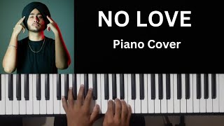 Shubh - No Love Song | Piano Cover | Tutorial | Full song cover #nolove #siddhuspassion