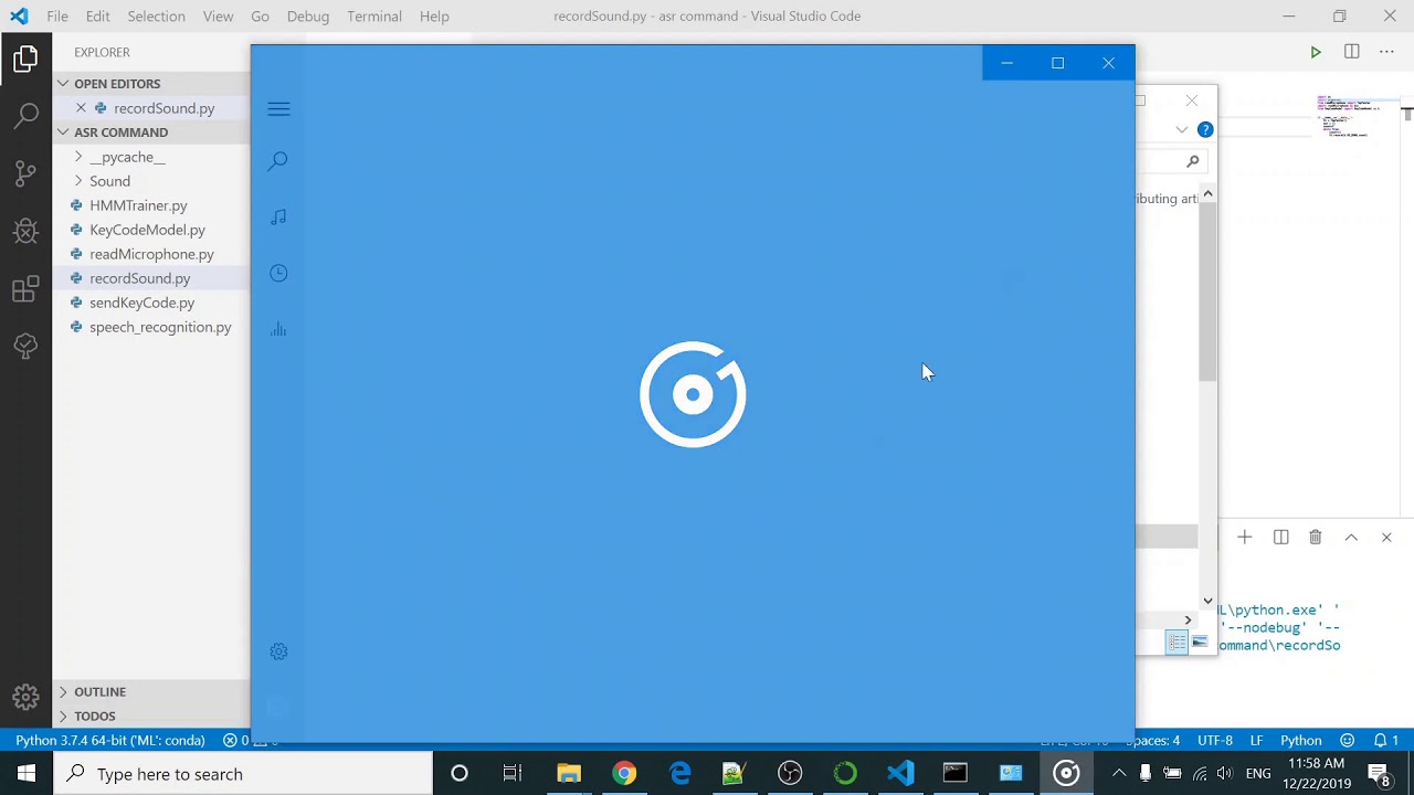 ASR with python for play t-rex game - YouTube