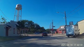 Katy, TX - Old Town to Ave D Driving N Until Katy Hockley Rd - Dashcam Video