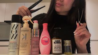 ASMR Doing your curls in 10 minutes 🪮💤no cuts