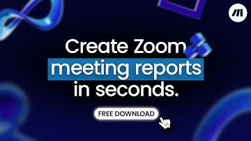 Create Zoom Meeting Reports in SECONDS (Make.com Automation)